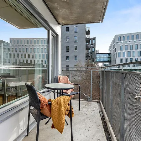 Hotel apartamentowy Bjorvika Apartments, Teaterplassen, Center Oslo
